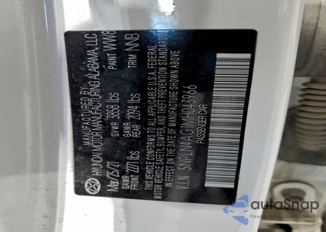 2021 Hyundai Elantra Sel from USA, damaged, VIN 5NPLN4AG1MH043966